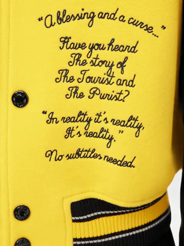 Mens Louis Vuitton Yellow Jacket