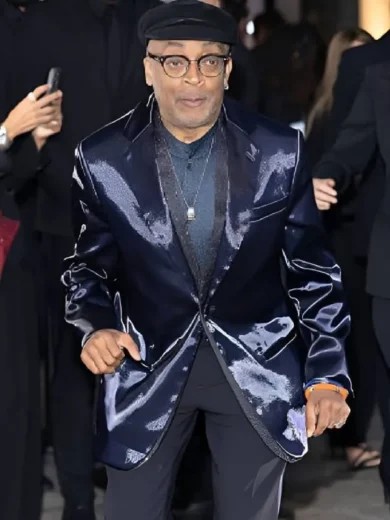 MFW SS26 Spike Lee Navy Blazer