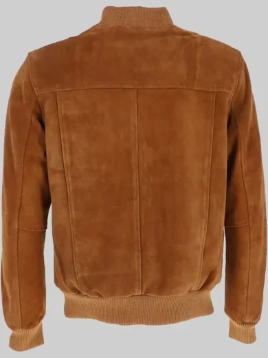 Mens Tan Brown Suede Jacket