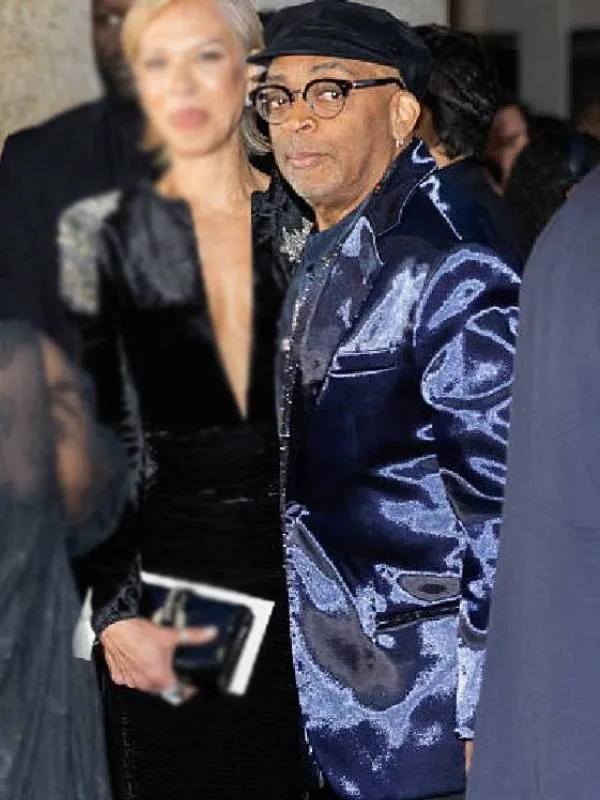 MFW SS26 Spike Lee Navy Blazer